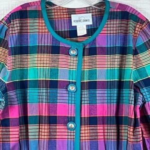 Robert Daniel Womens Maxi Dress 3/4 Sleeve Multicolor Size 14